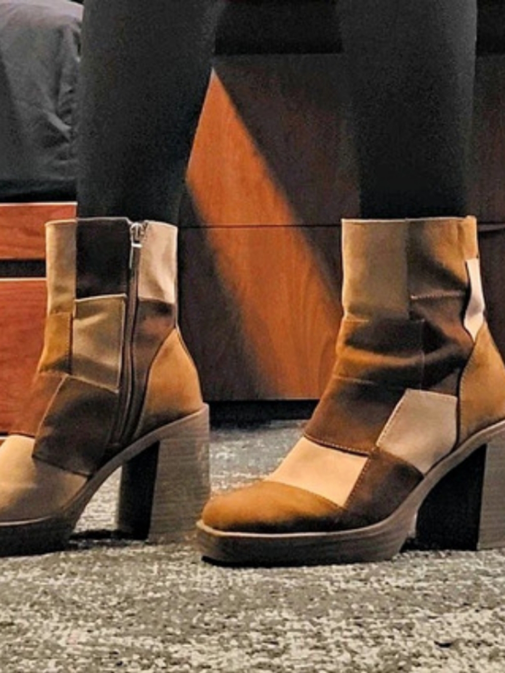 Universal Threads Patchwork Boots